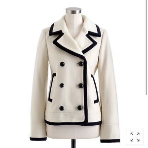 Jcrew peacoat size 2
